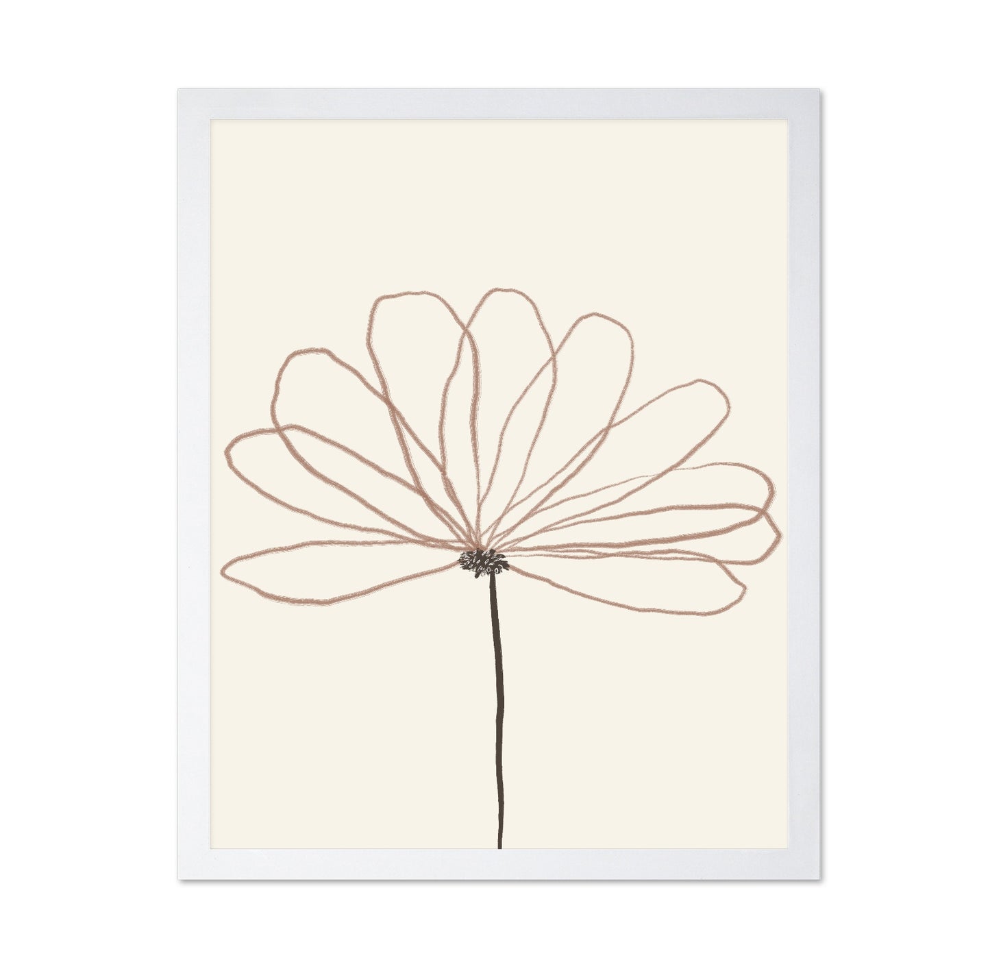 Minimal Line Flower No1