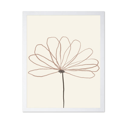 Minimal Line Flower No1