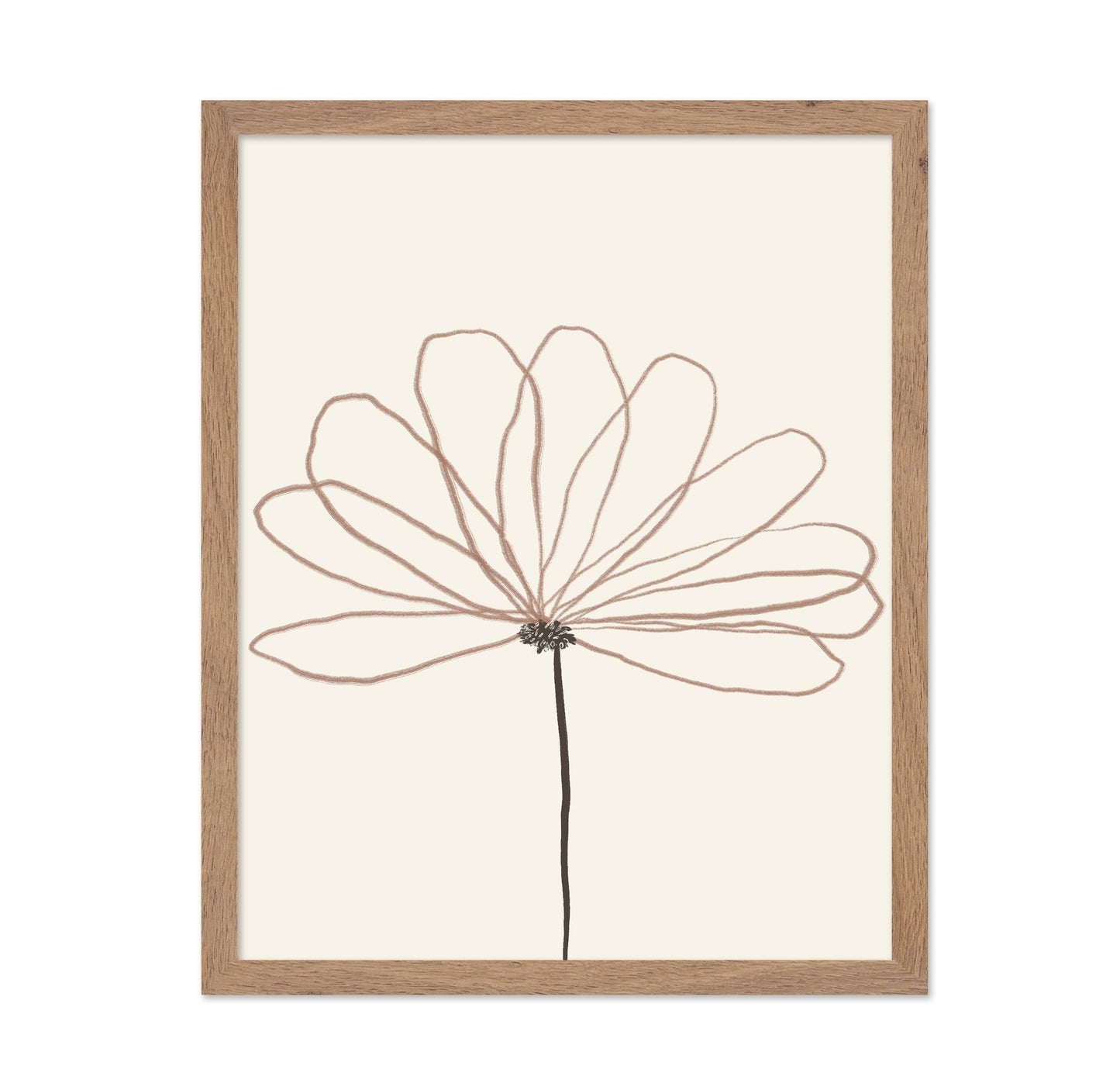 Minimal Line Flower No1