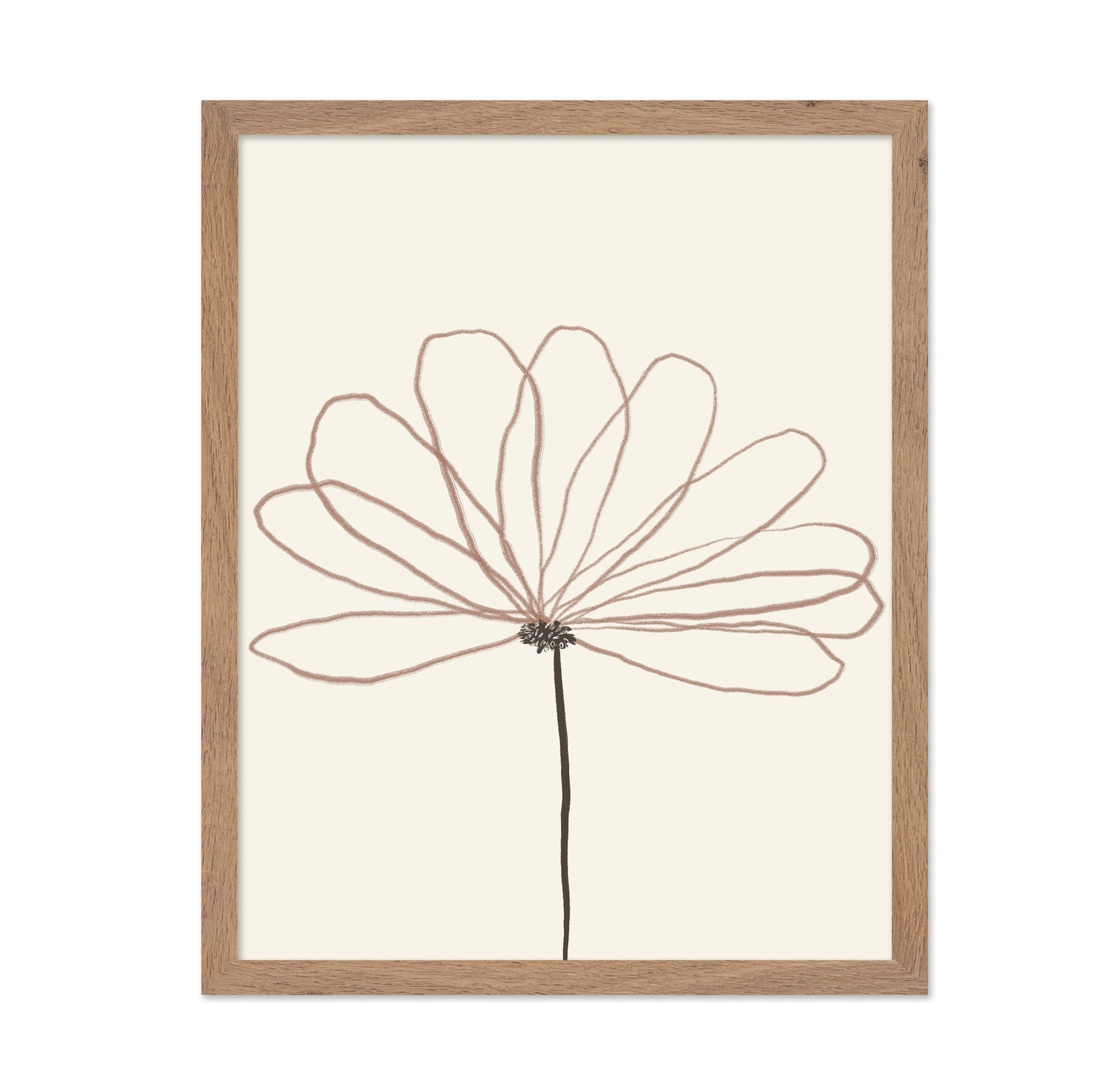 Minimal Line Flower No1