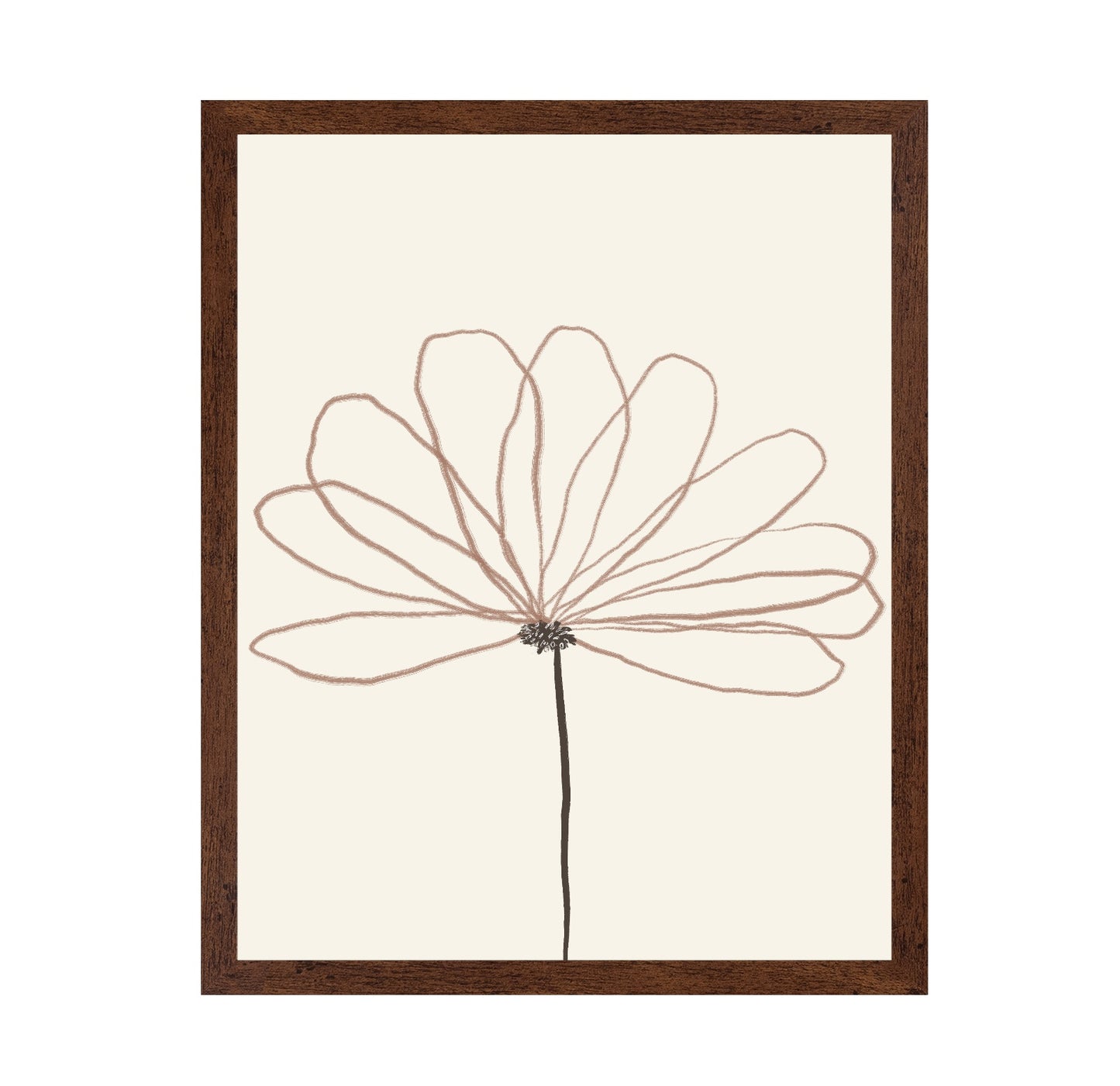 Minimal Line Flower No1