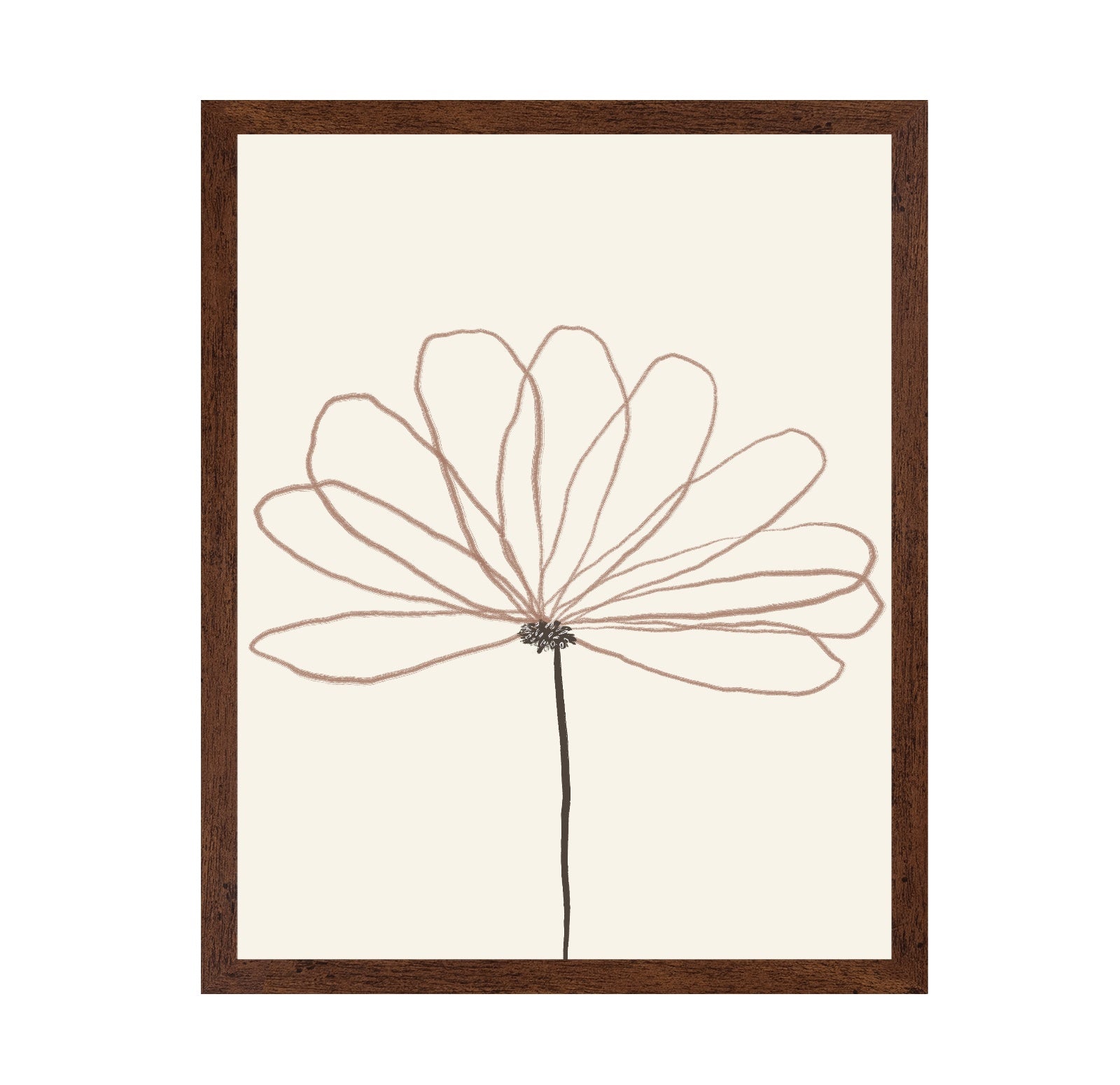 Minimal Line Flower No1