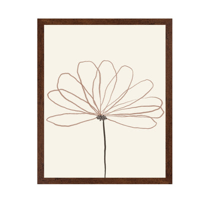 Minimal Line Flower No1
