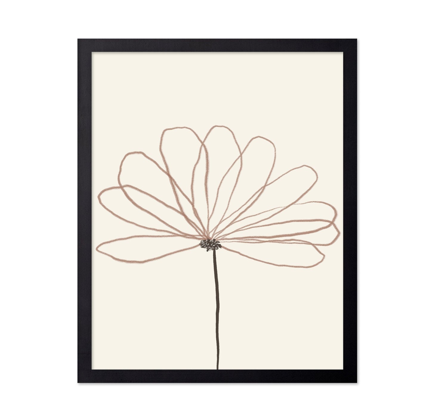 Minimal Line Flower No1
