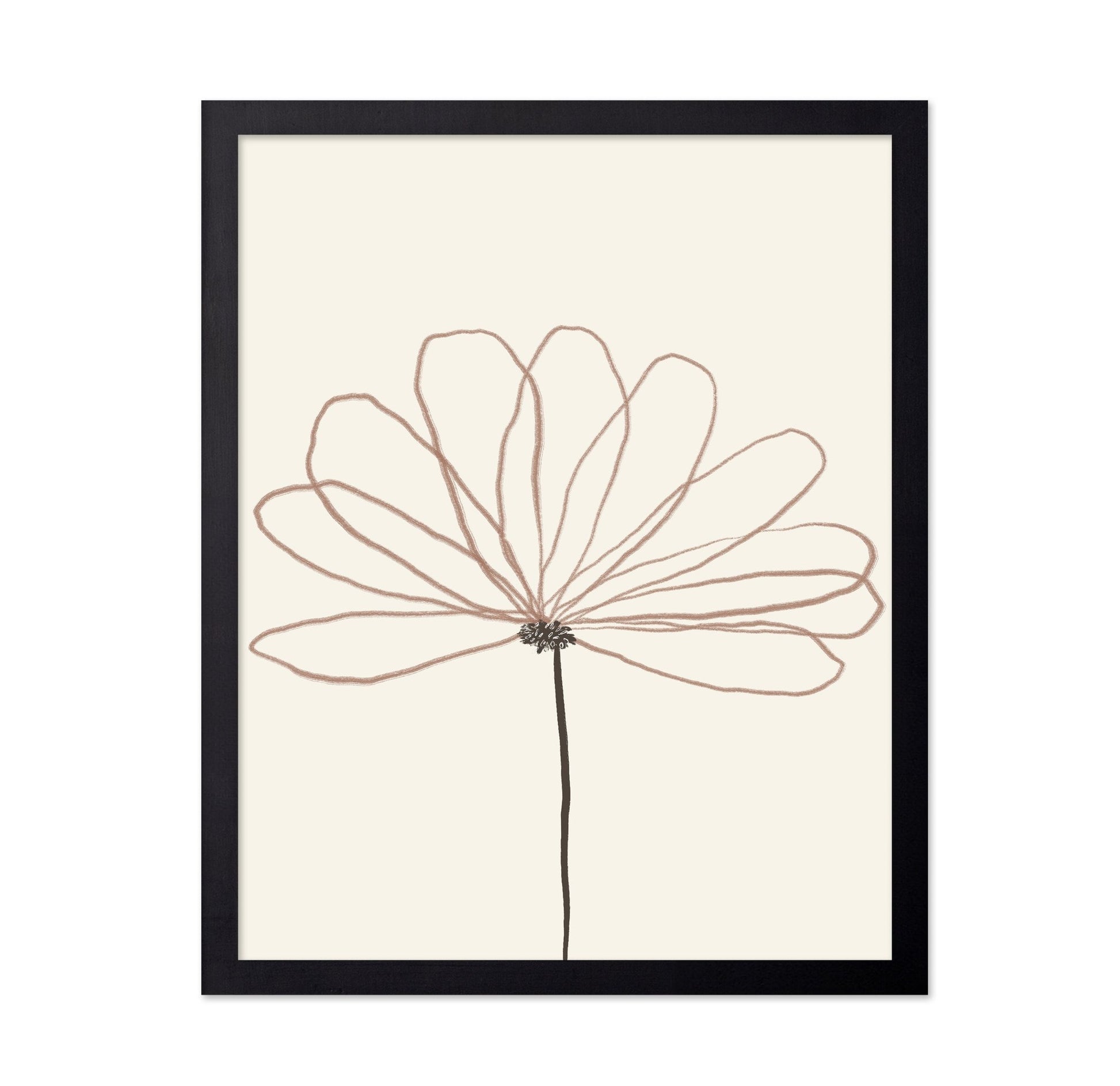 Minimal Line Flower No1