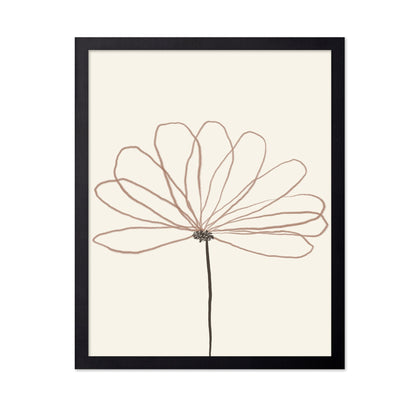 Minimal Line Flower No1