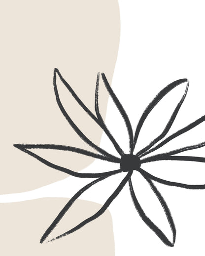Minimal Line Flower No2