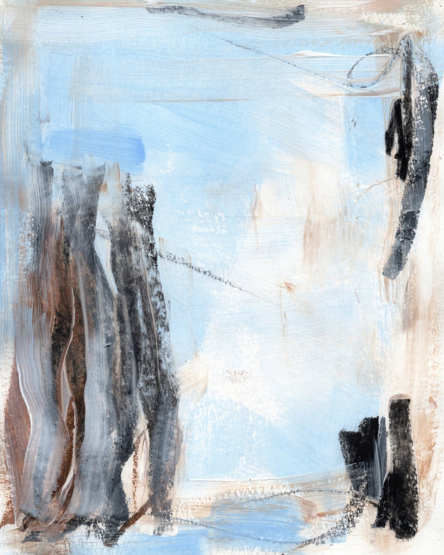 Soft Blue Abstract