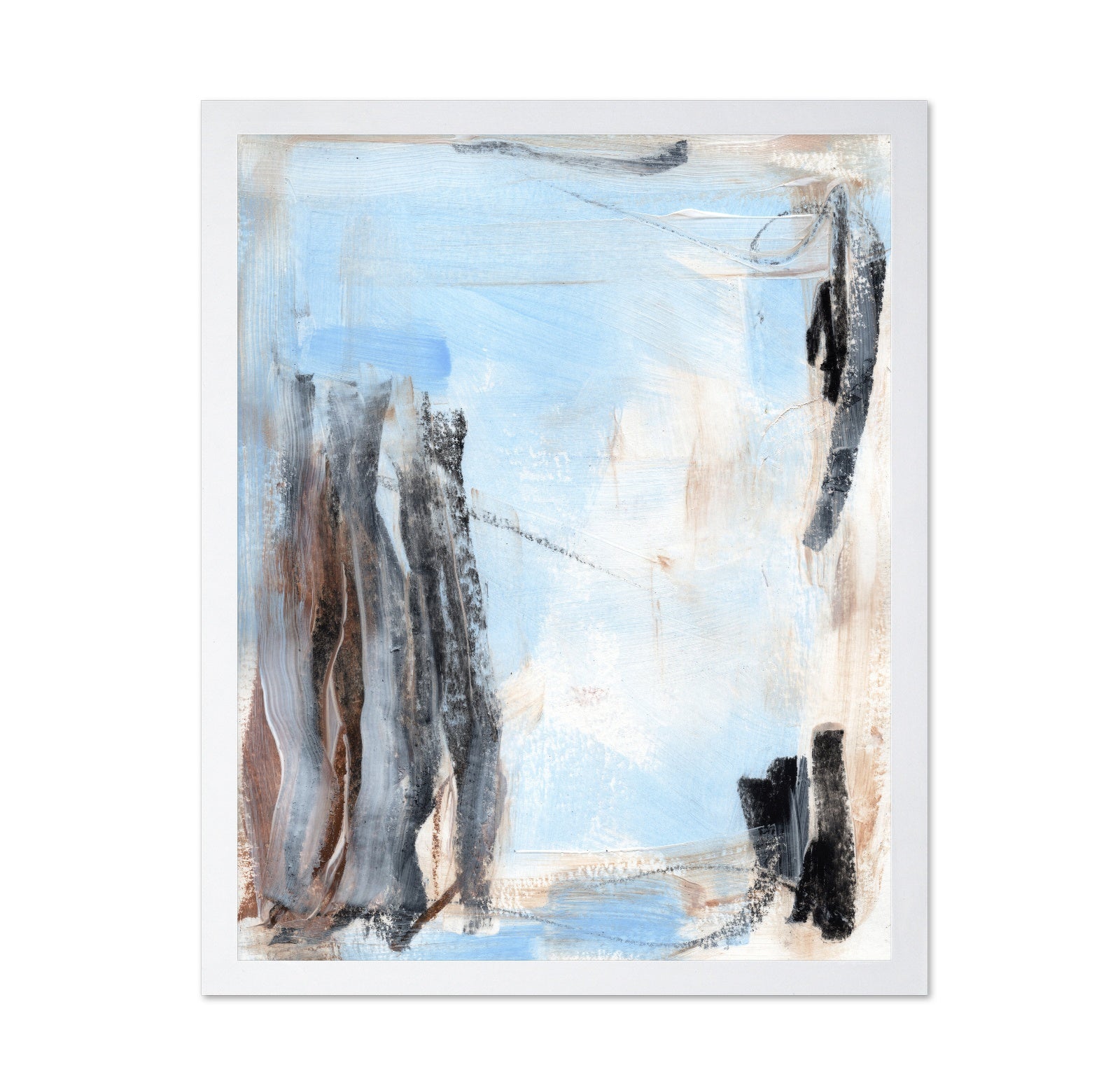 Soft Blue Abstract