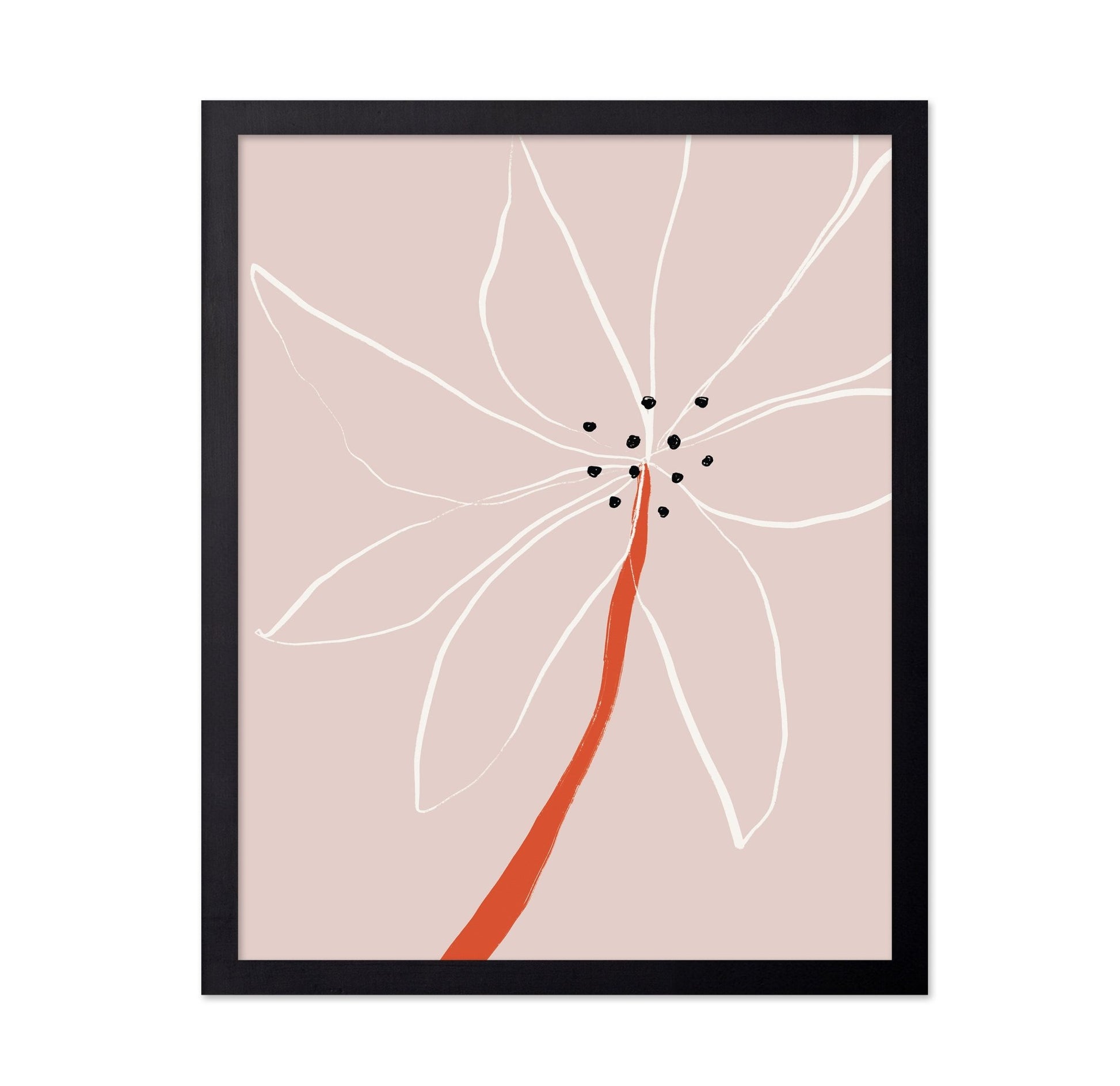 Minimal Line Flower No3
