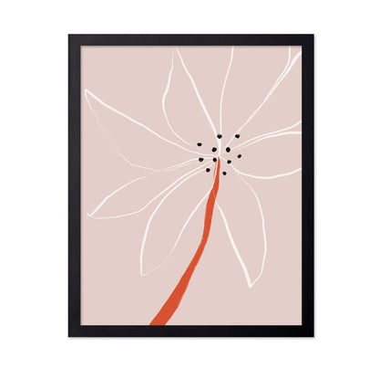 Minimal Line Flower No3