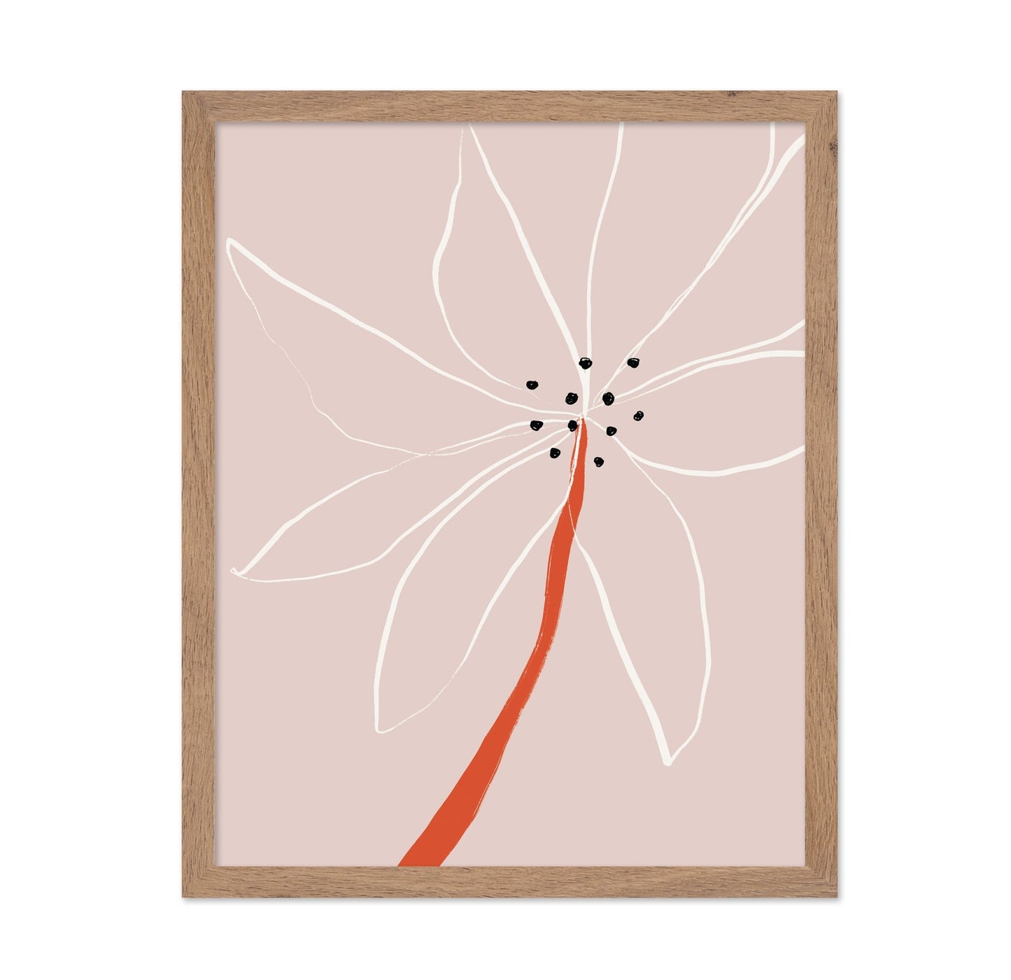 Minimal Line Flower No3