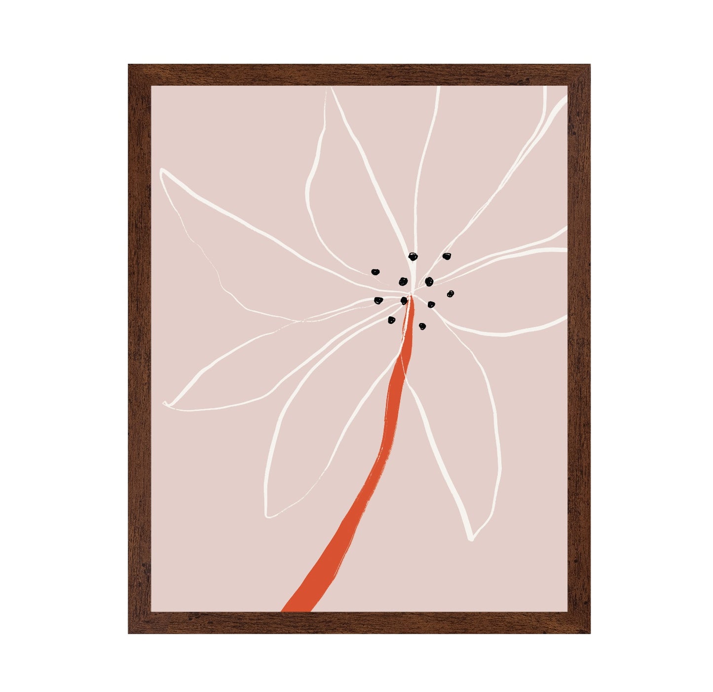 Minimal Line Flower No3