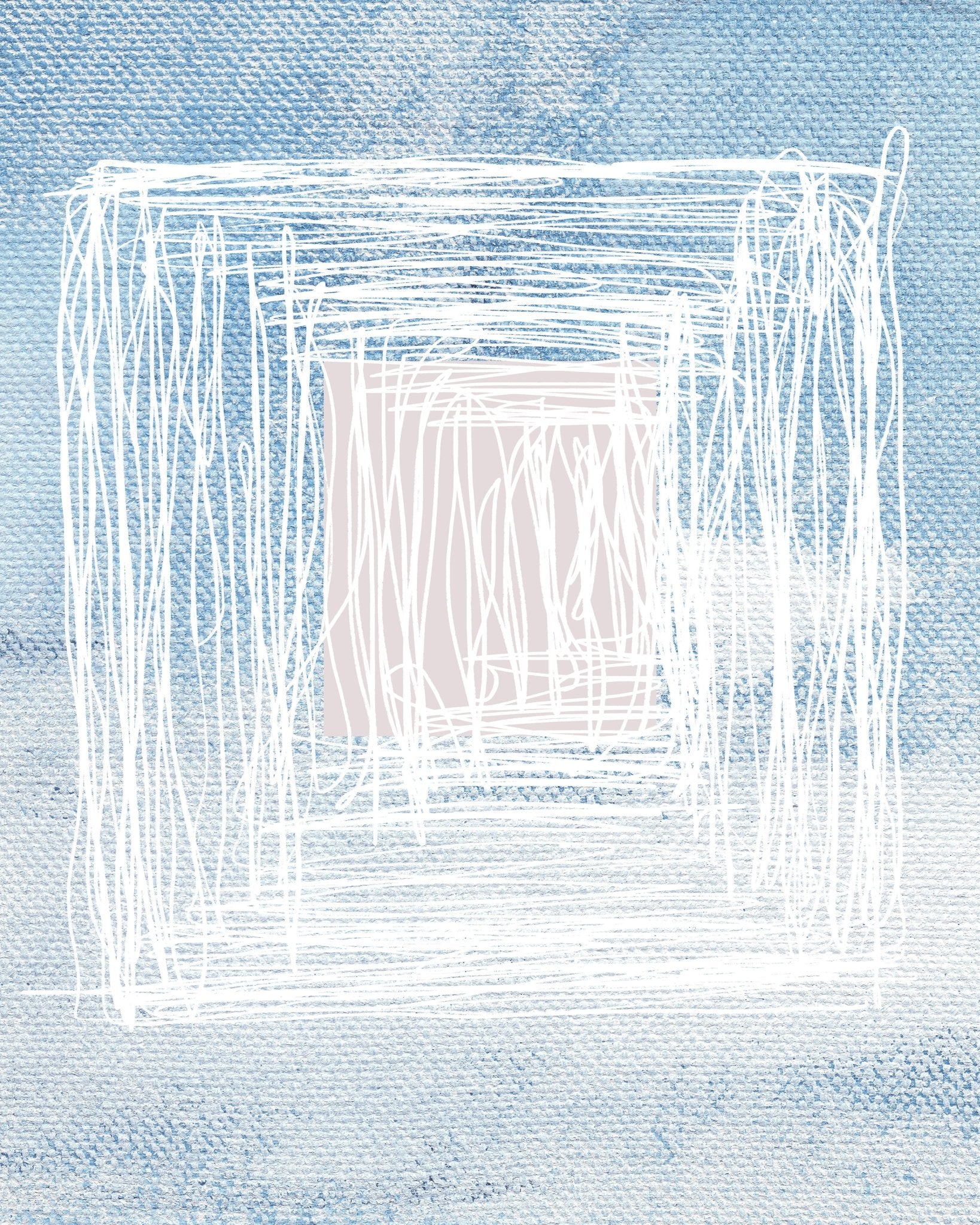 Blue Sketch Frame