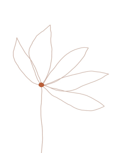 Minimal Flower Line