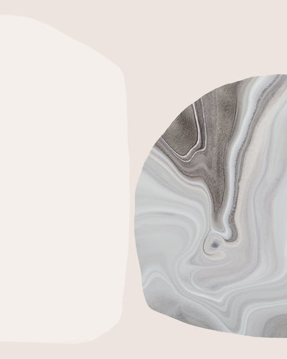Neutral Marble Flow No1