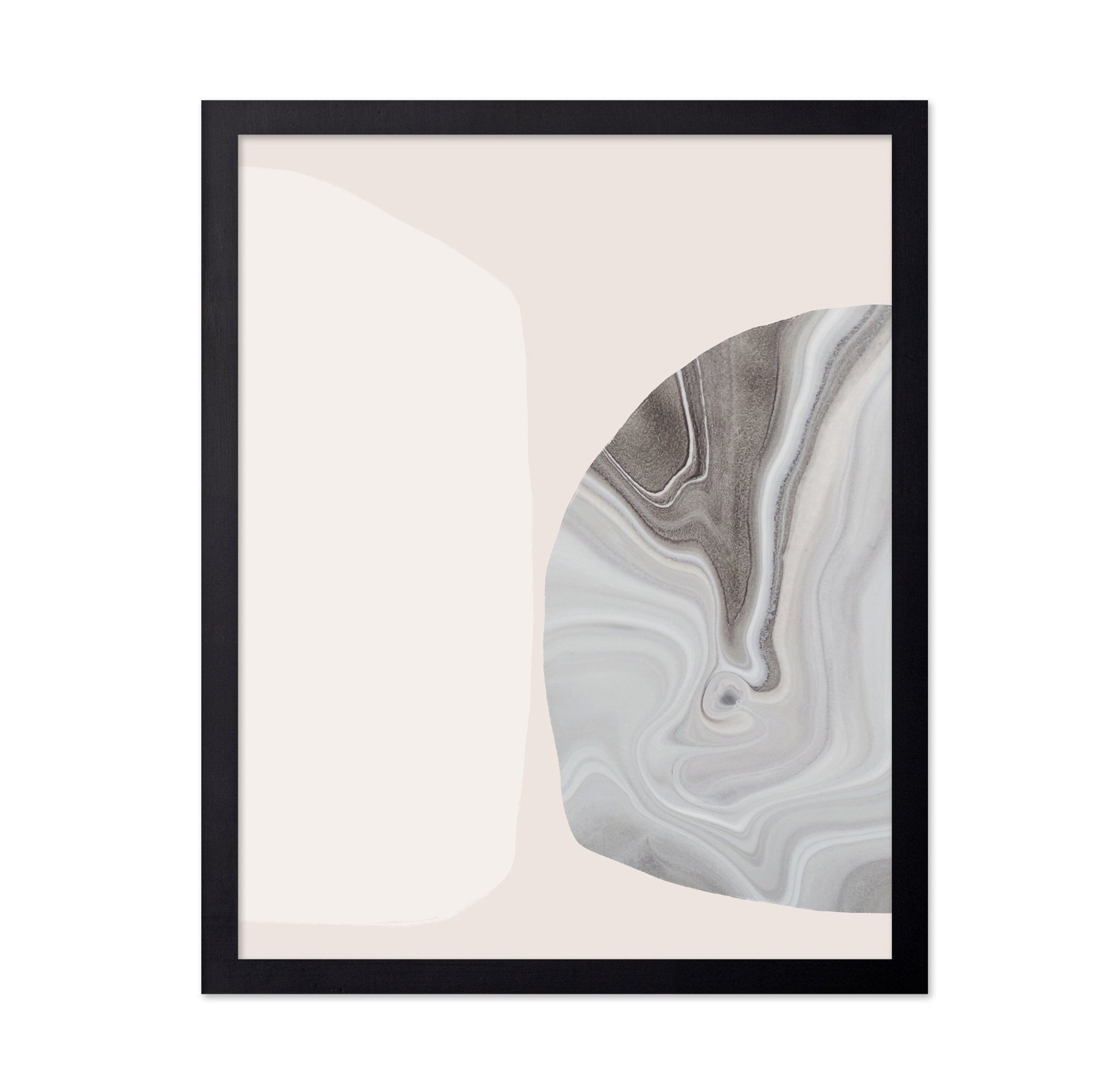 Neutral Marble Flow No1