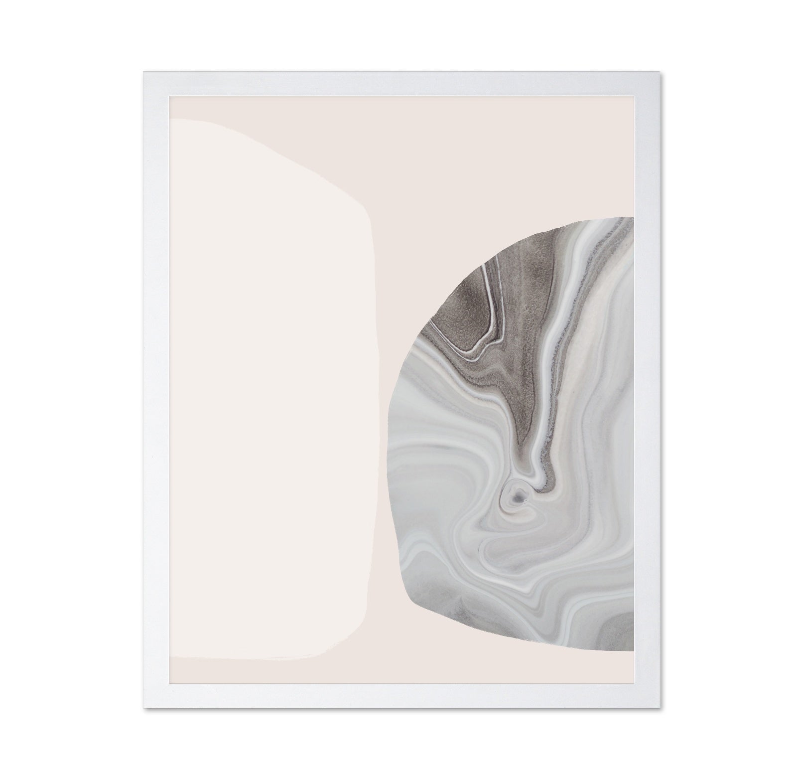 Neutral Marble Flow No1