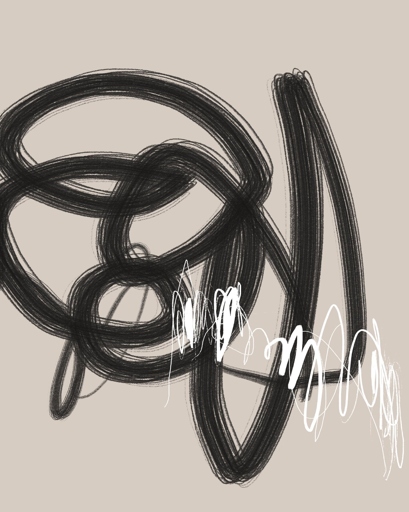 Abstract Scribble Lines