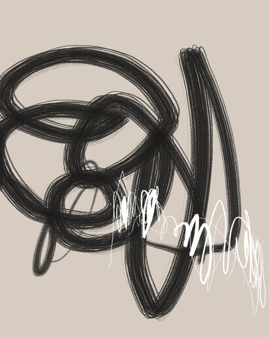 Abstract Scribble Lines