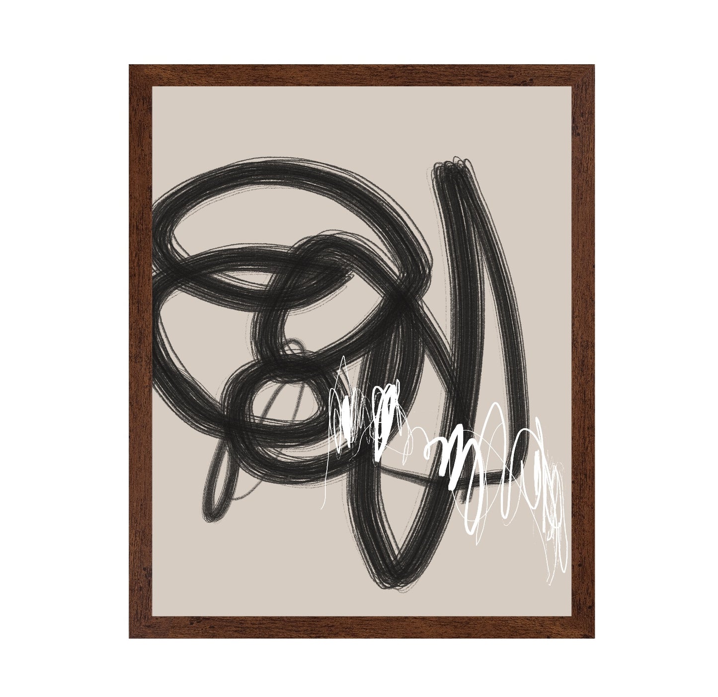Abstract Scribble Lines