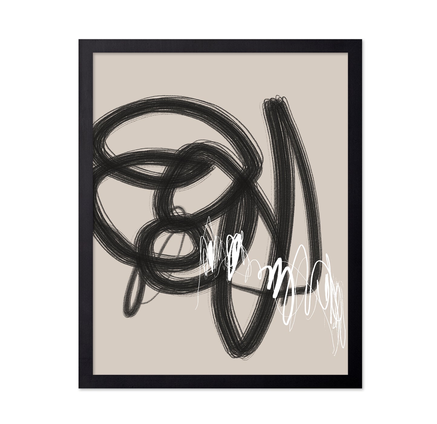 Abstract Scribble Lines