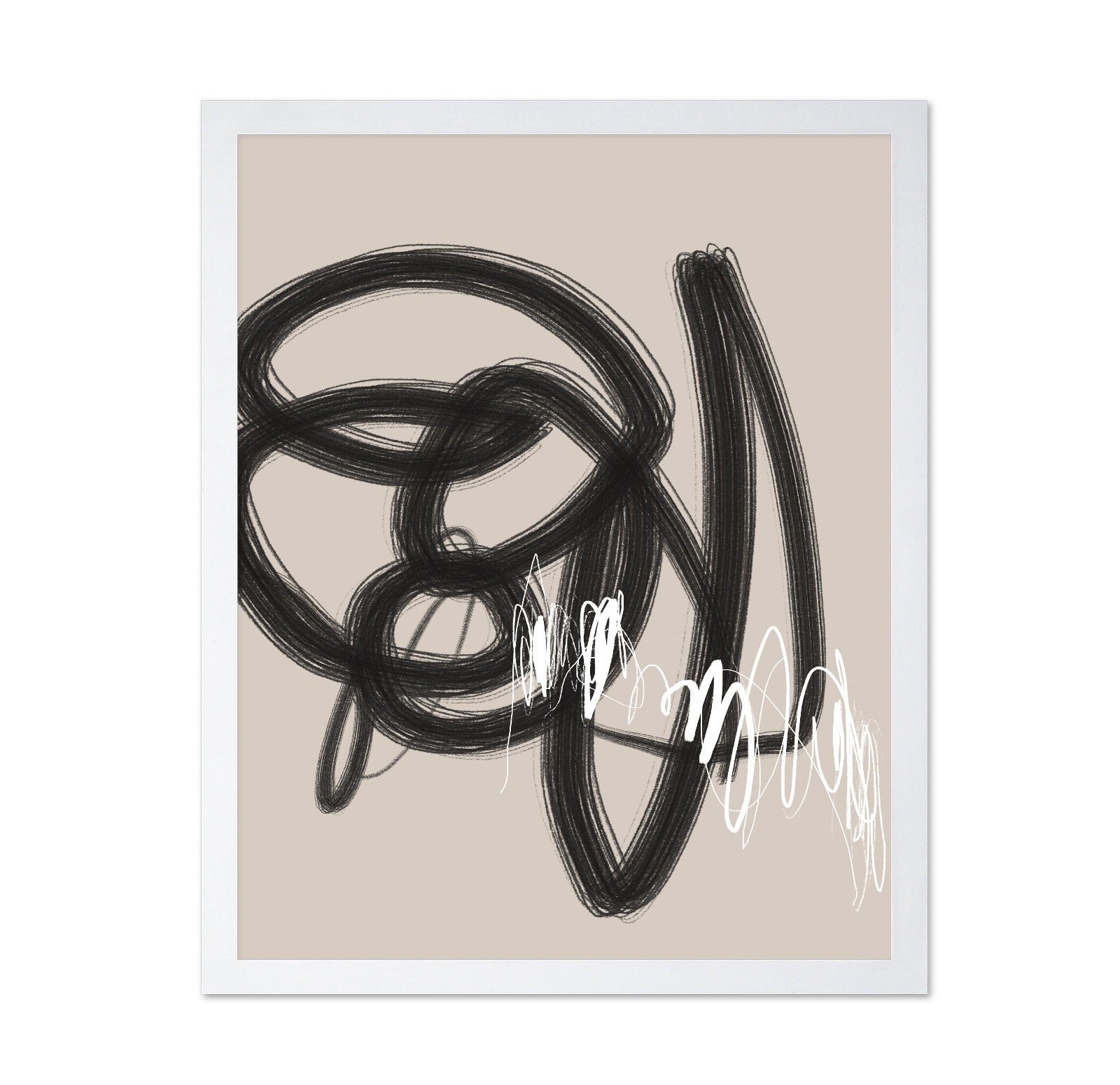 Abstract Scribble Lines
