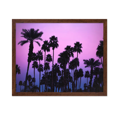 Purple Palm Skyline