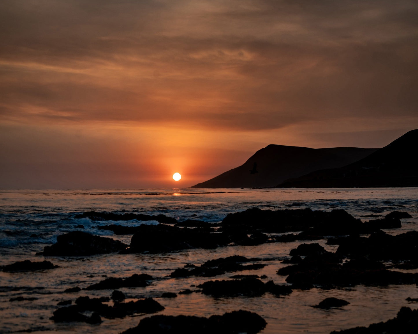 Ocean Sunset Horizon