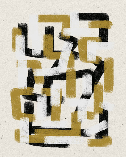 Golden Maze Lines
