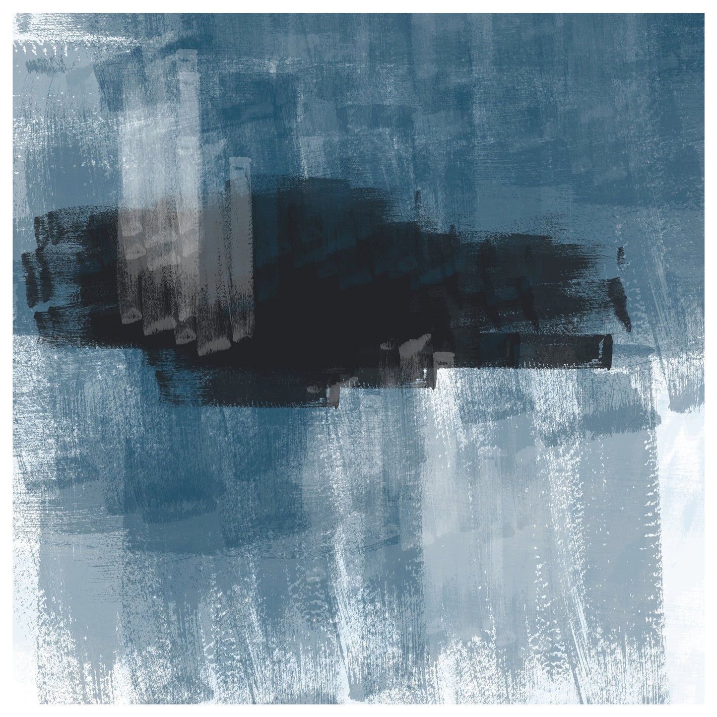 Blue Abstract Motion No3