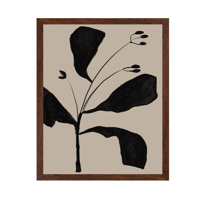 Black Botanical Sketch