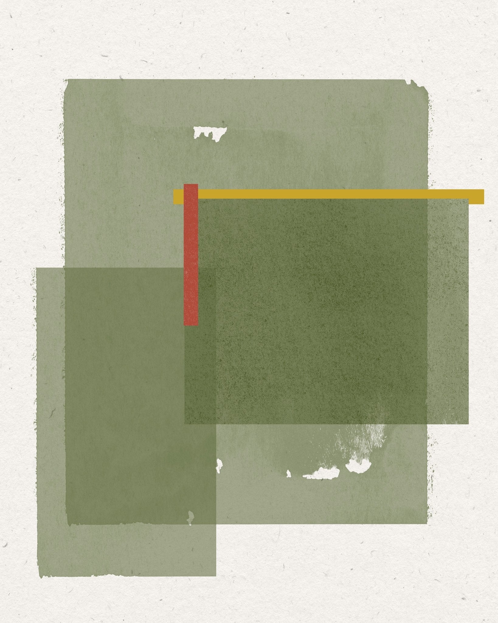 Muted Green Layers