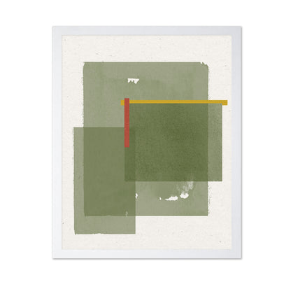 Muted Green Layers