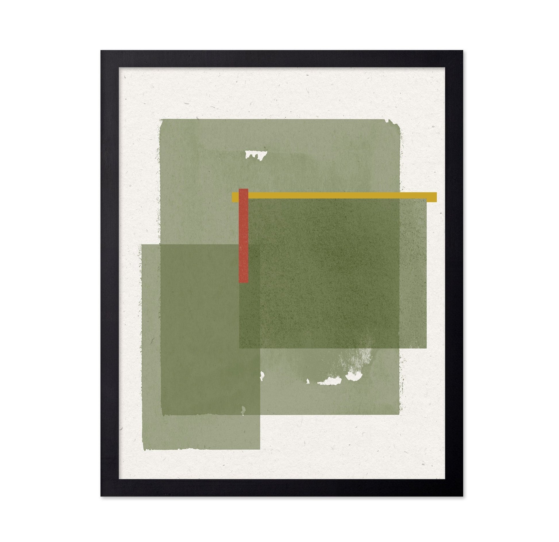 Muted Green Layers