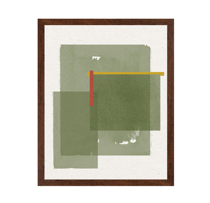 Muted Green Layers