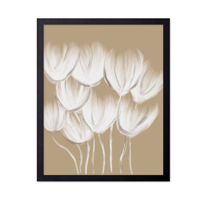 Soft White Tulips