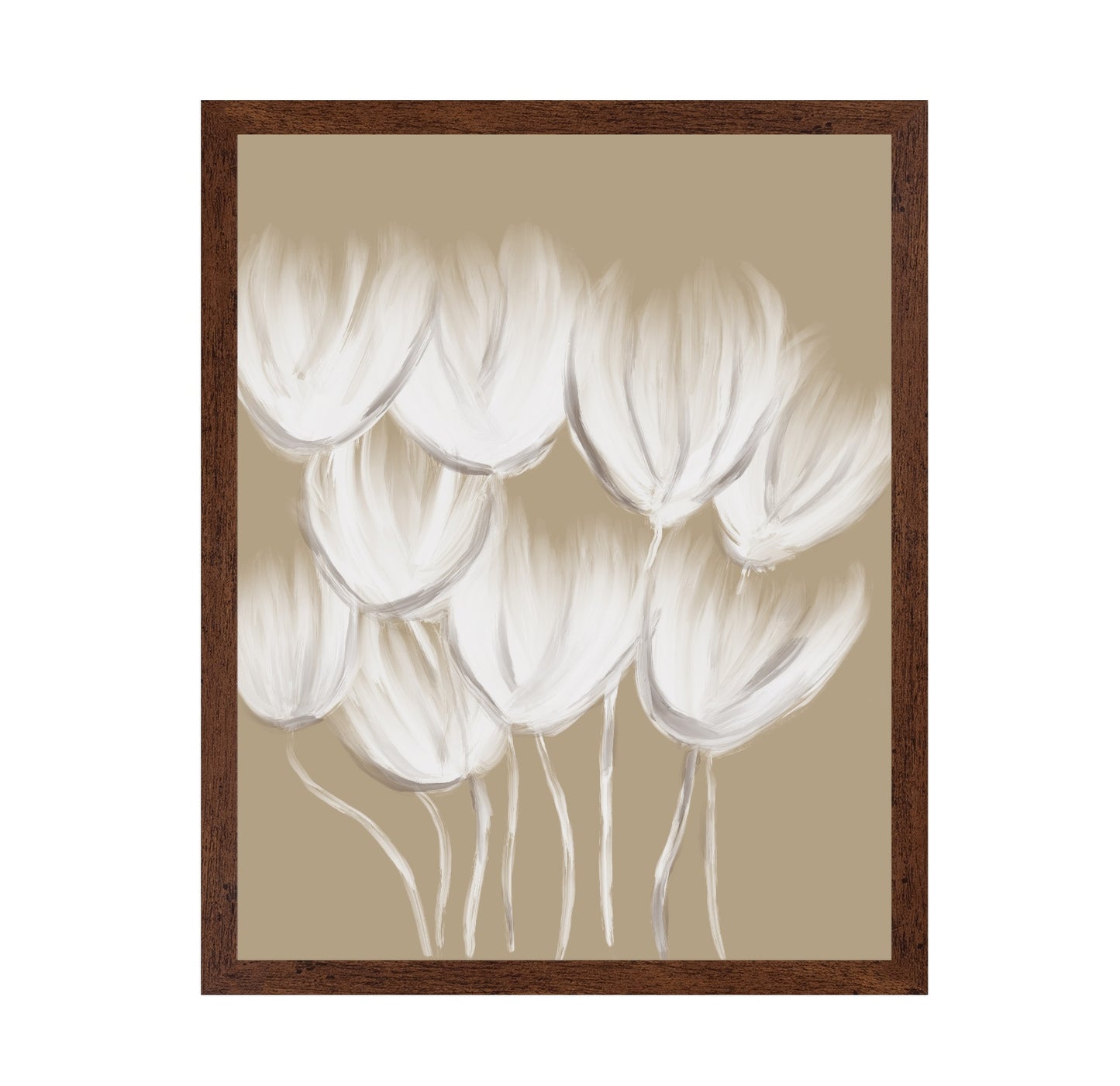 Soft White Tulips