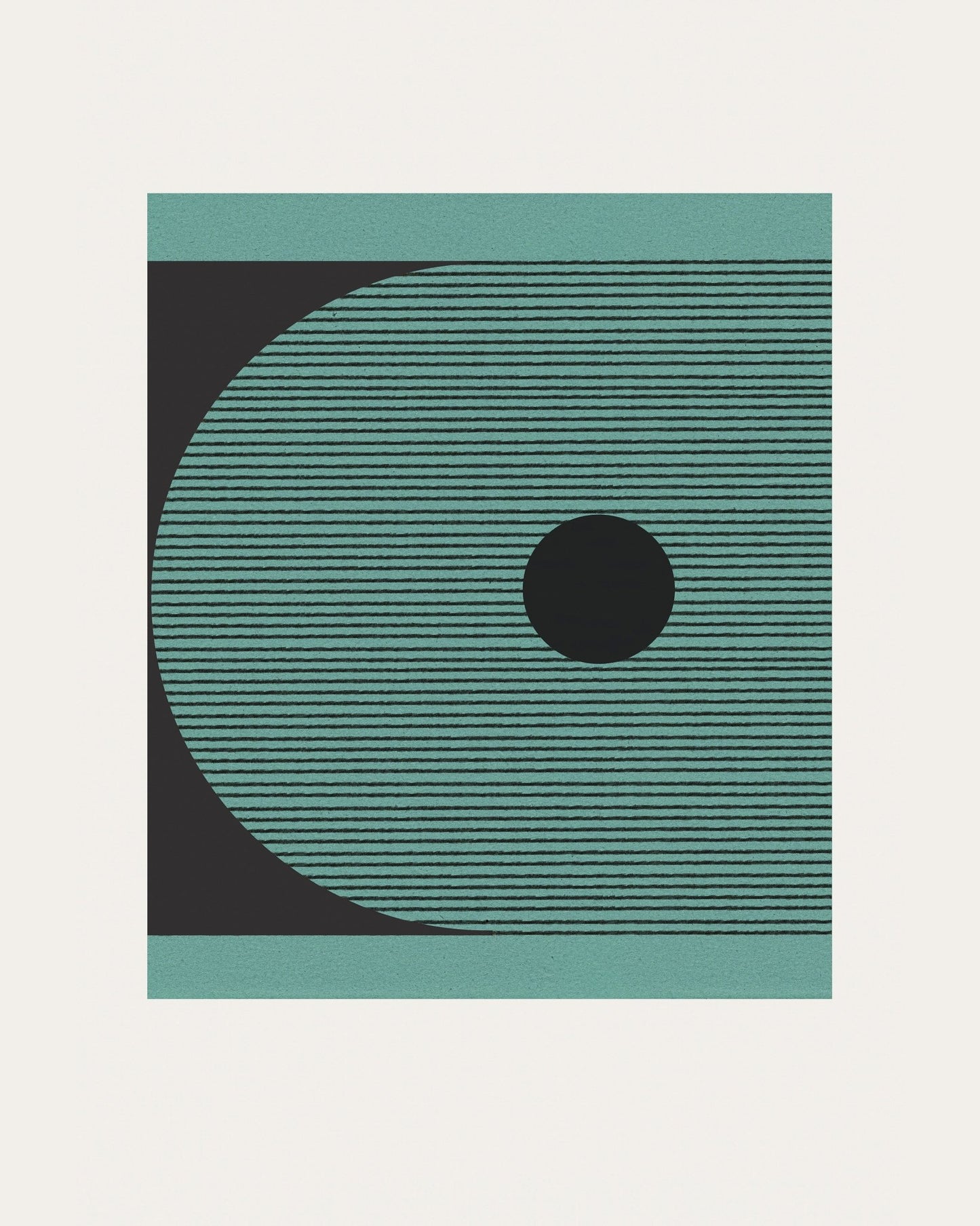Striped Circle Form