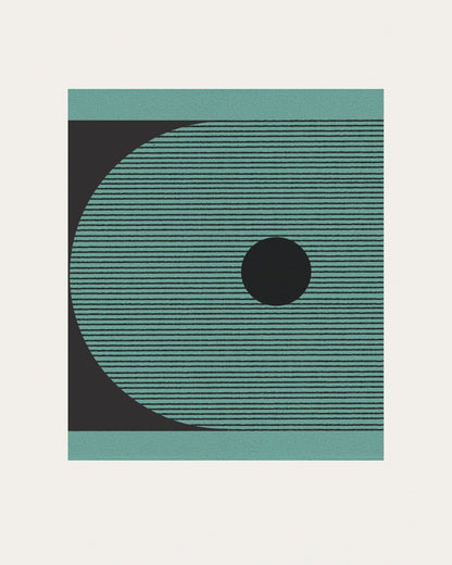 Striped Circle Form
