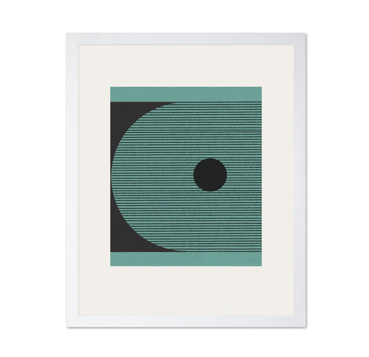 Striped Circle Form
