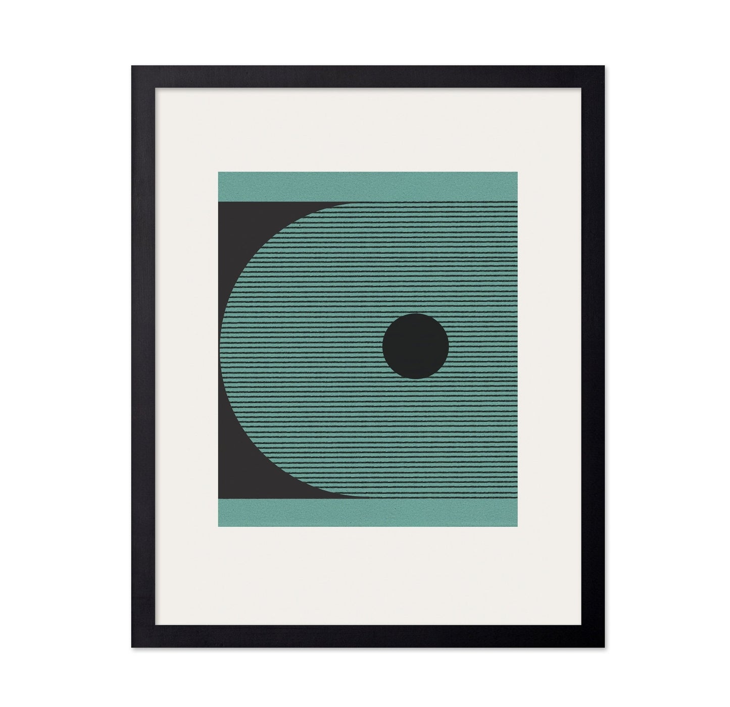 Striped Circle Form