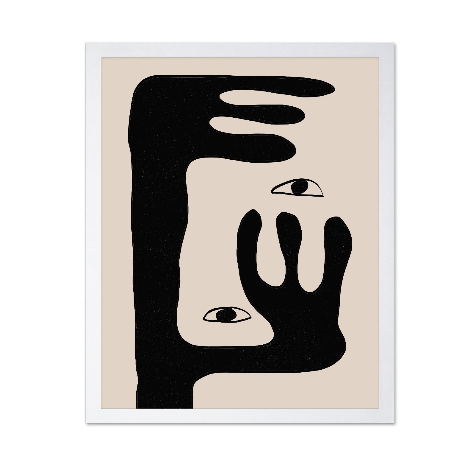 Abstract Face Silhouette