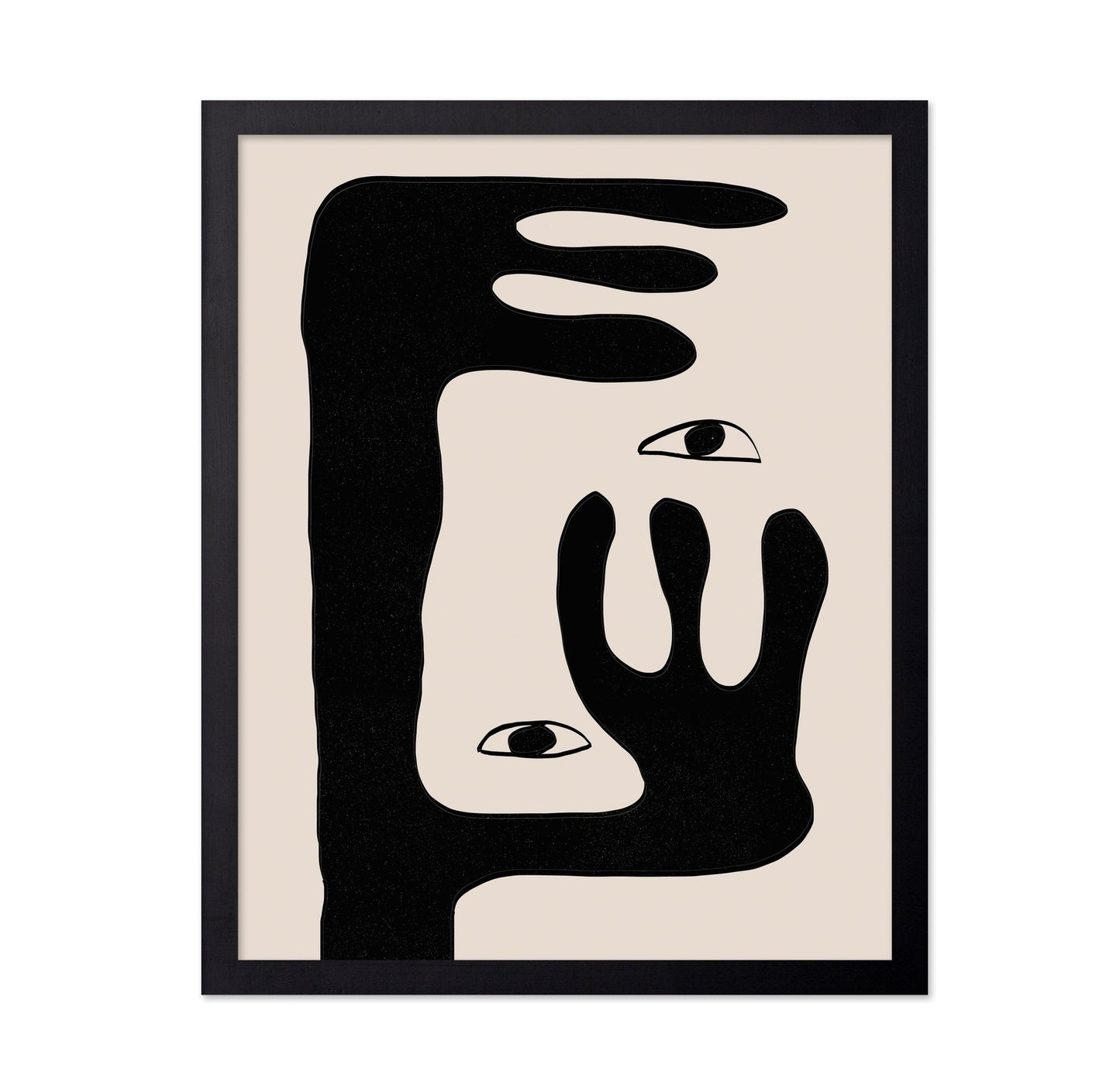 Abstract Face Silhouette