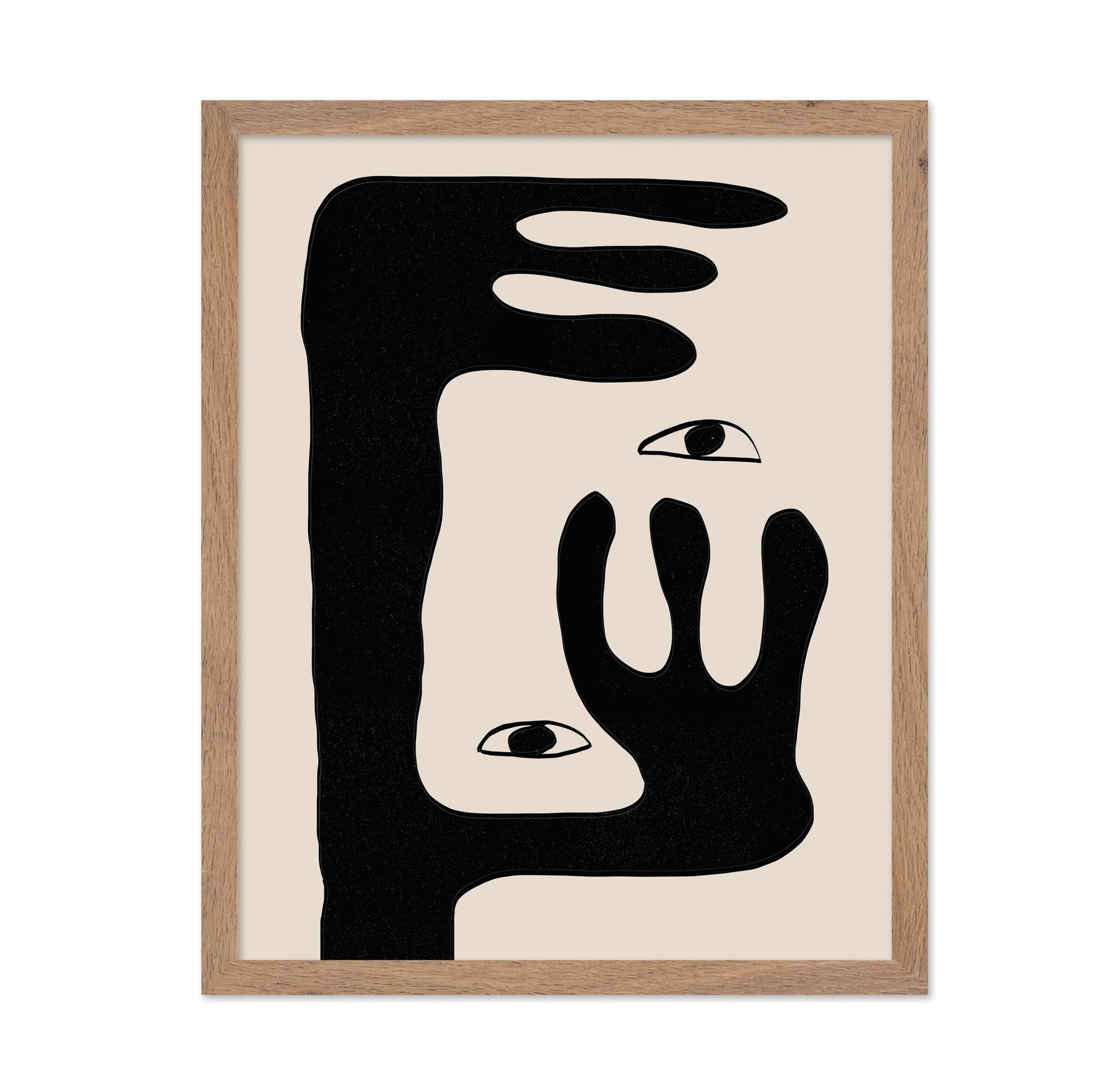 Abstract Face Silhouette