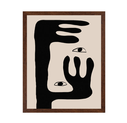 Abstract Face Silhouette