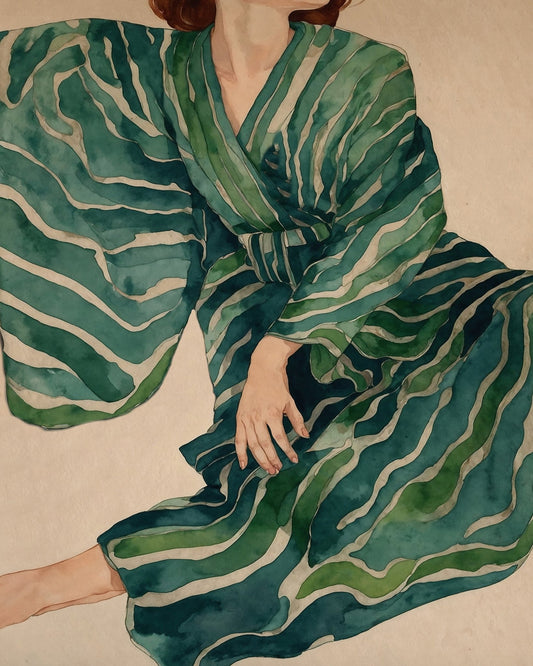 Emerald Flow Dress