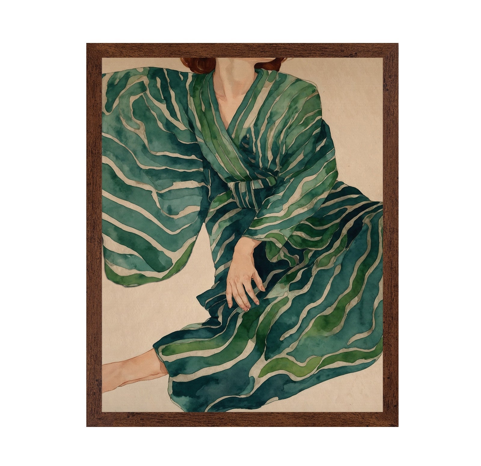 Emerald Flow Dress