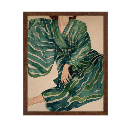 Emerald Flow Dress