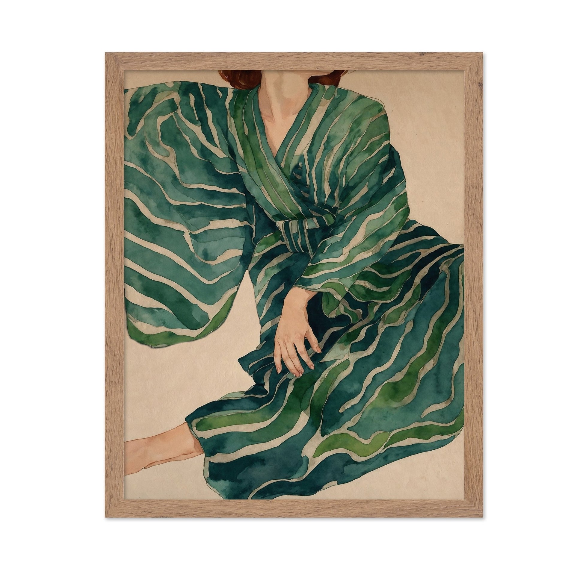 Emerald Flow Dress